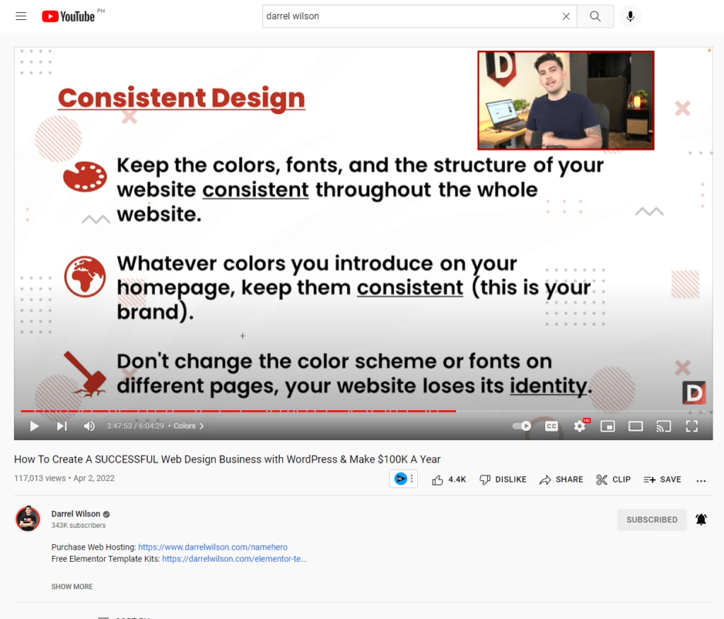 Designed presentation for a client